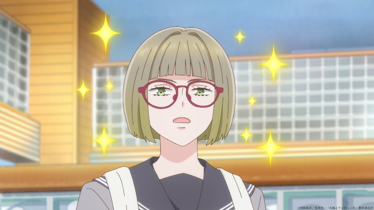 TVアニメ「太陽よりも眩しい星」第1弾PVの場面カット (c)河原和音/集英社・「太陽よりも眩しい星」製作委員会
