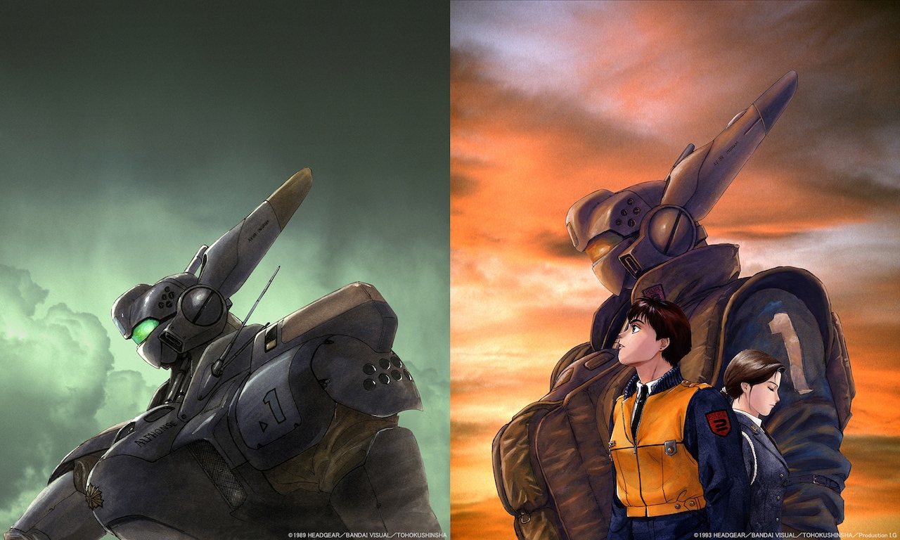 「機動警察パトレイバー」劇場版ビジュアル (c)1989 HEADGEAR／BANDAI VISUAL／TOHOKUSHINSHA (c)1993 HEADGEAR／BANDAI VISUAL／TOHOKUSHINSHA／Production I.G