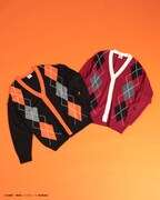 「アーガイルカーディガン」