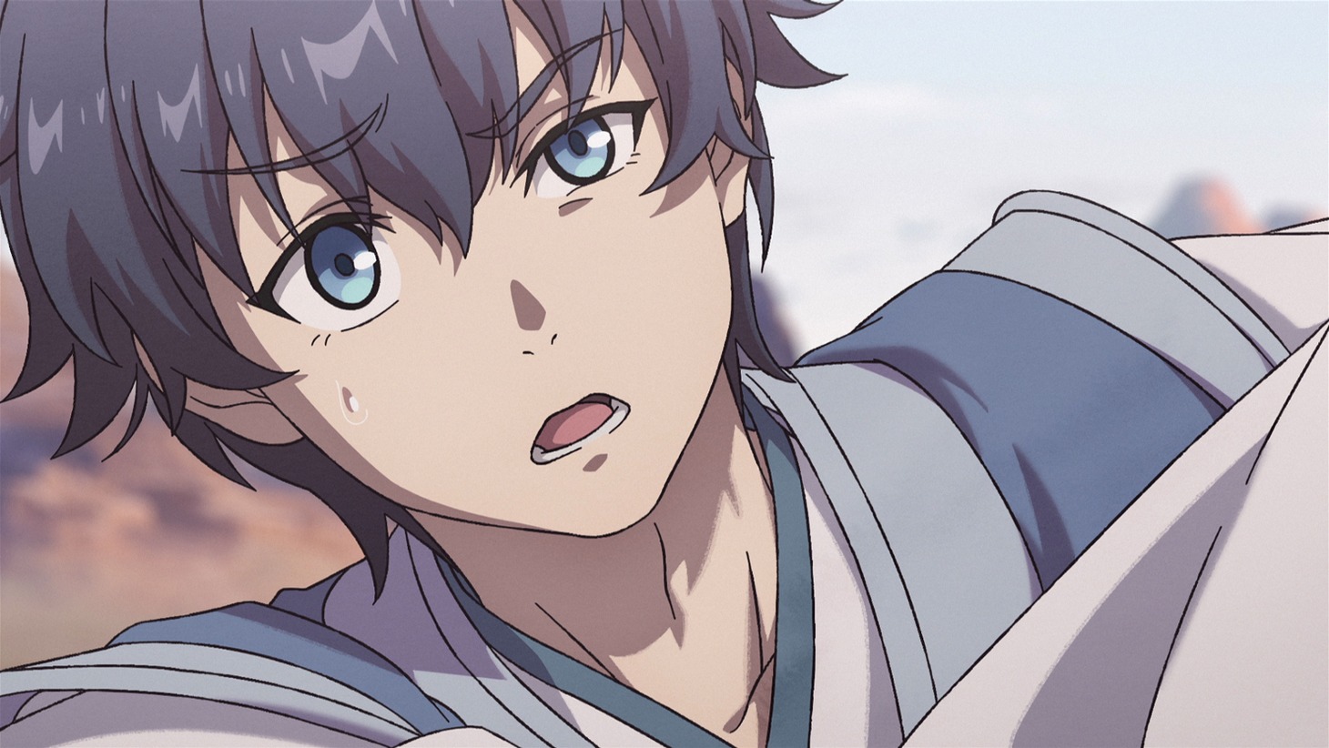 アニメ「転生宗主の覇道譚 ～すべてを呑み込むサカナと這い上がる～」第7話 「戦いの中での成長」場面カット