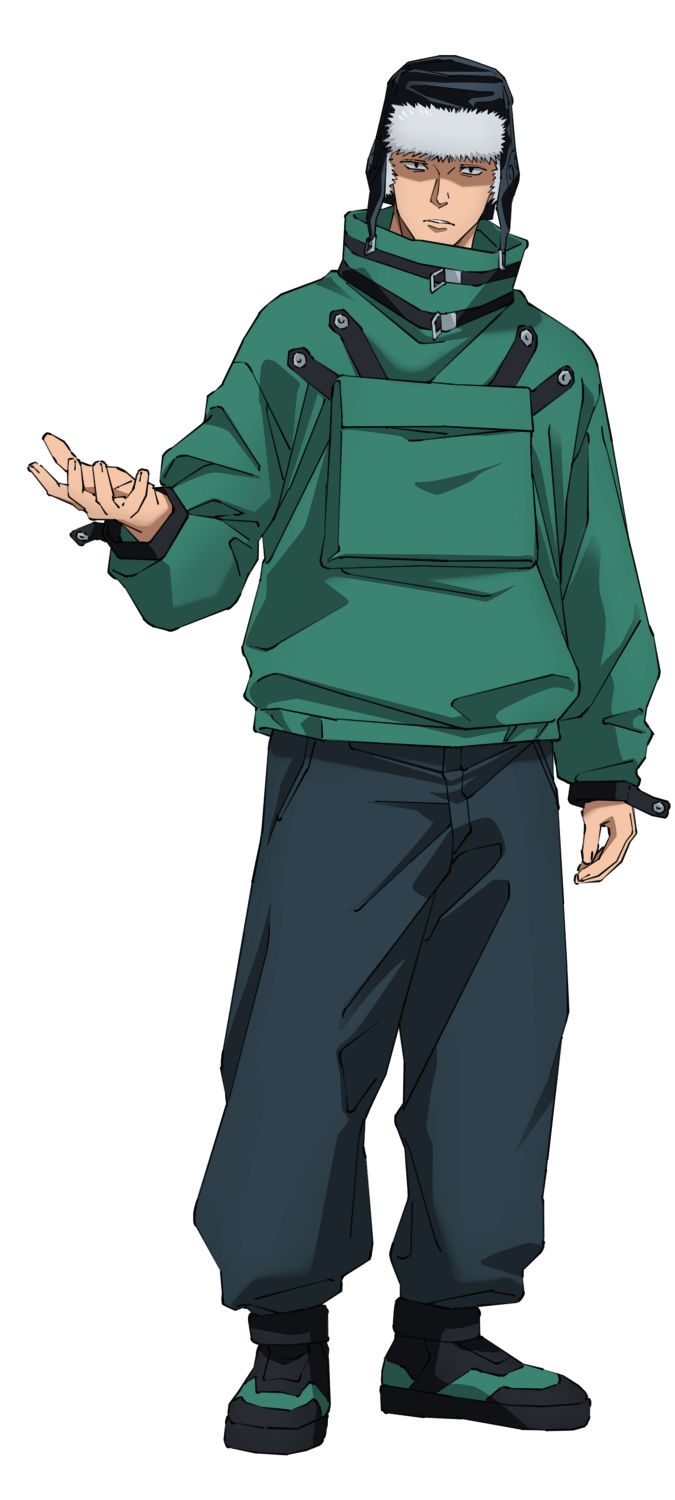 ภาพ คาจิ โจอิจิโร พากย์โดย มาเอโนะ โทโมอากิ (Maeno Tomoaki) ตัวละครและนักพากย์เพิ่มเติม อนิเมะ SAKAMOTO DAYS บทการสอบเข้าสถาบัน JCC