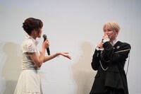 日笠陽子と白岩瑠姫（JO1）。