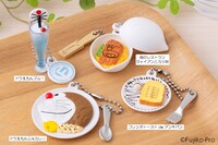 「畑のレストラン ジャイアンとカツ丼」「ドラえもんじゃカレー」「フレンチトーストdeアンキパン」「ドラえもんブルー」をミニチュア化した「ミュージアムオリジナルカプセルトイ」