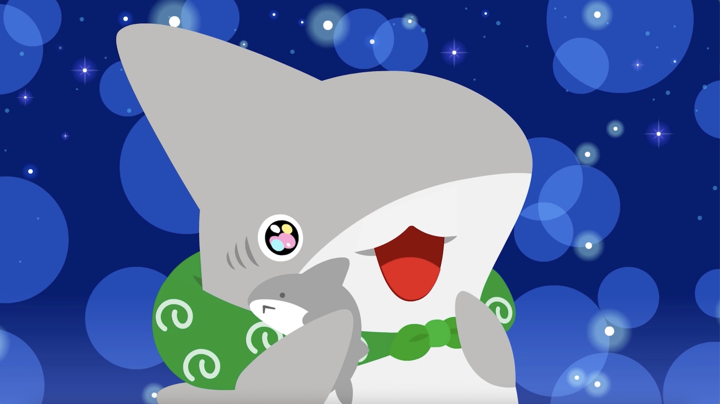 「映画 おでかけ子ザメ とかいのおともだち×ピンキッツ、ベイビーシャークのコラボムービーより (c)ペンギンボックス・KADOKAWA／おでかけ子ザメ (c)2025 The Pinkfong Company, Inc. All Rights Reserved.