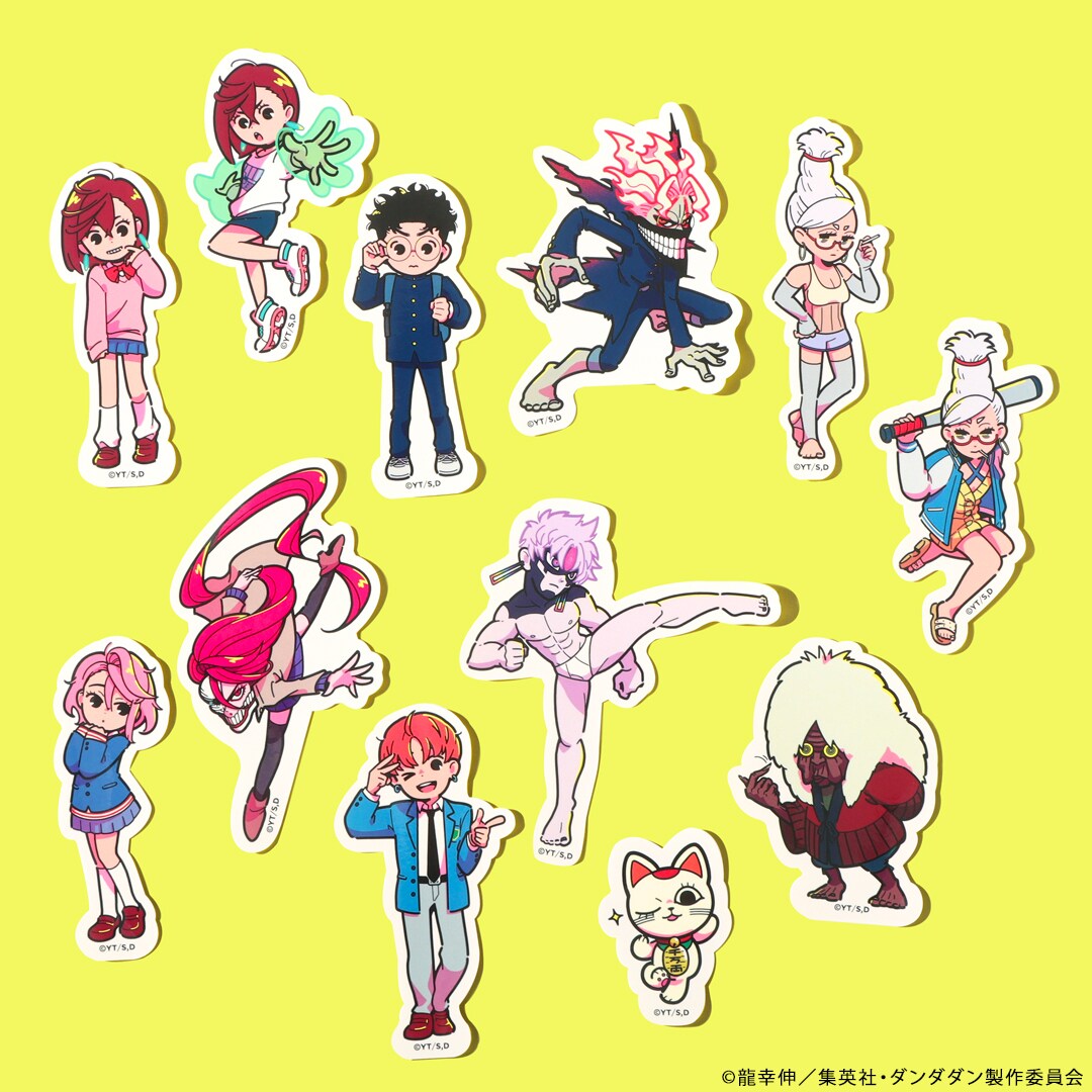 ダンダダン1巻2巻初版 ダンダダンバースデーアクスタ イラストカード ステッカー ダンダダン1巻2巻初版 ダンダダンバースデーアクスタ イラスト