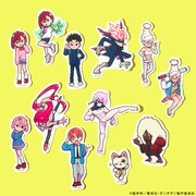 TVアニメ「ダンダダン」ナタリーストアオリジナルグッズのステッカーセット（各キャラ2枚入り）