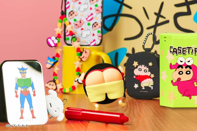 クレヨンしんちゃん」×CASETiFY、“ケツだけ星人”でスマホを支える 