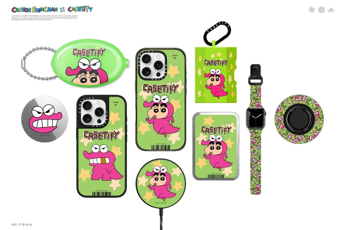 クレヨンしんちゃん x CASETiFY」コレクション「クレヨン