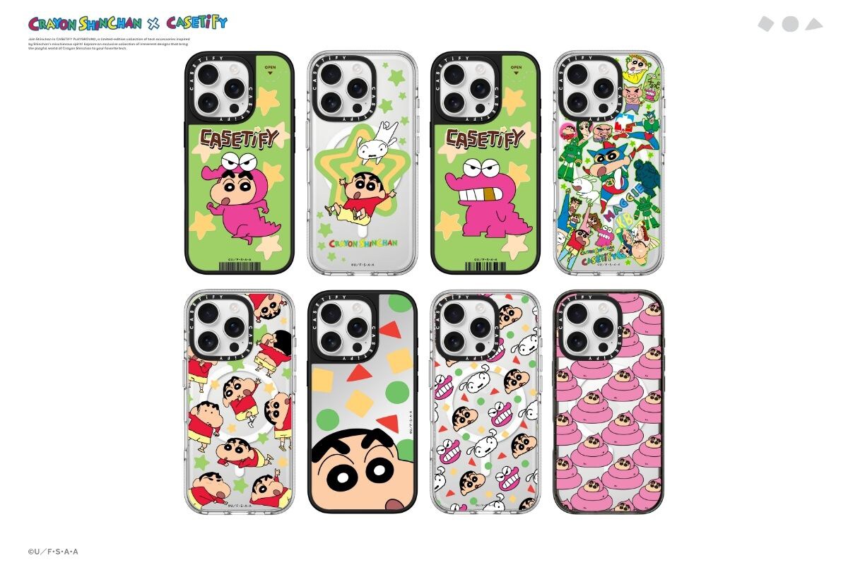 クレヨンしんちゃん CASETiFY 激レア クレヨンしんちゃん x CASETiFY」コレクション - 「クレヨン