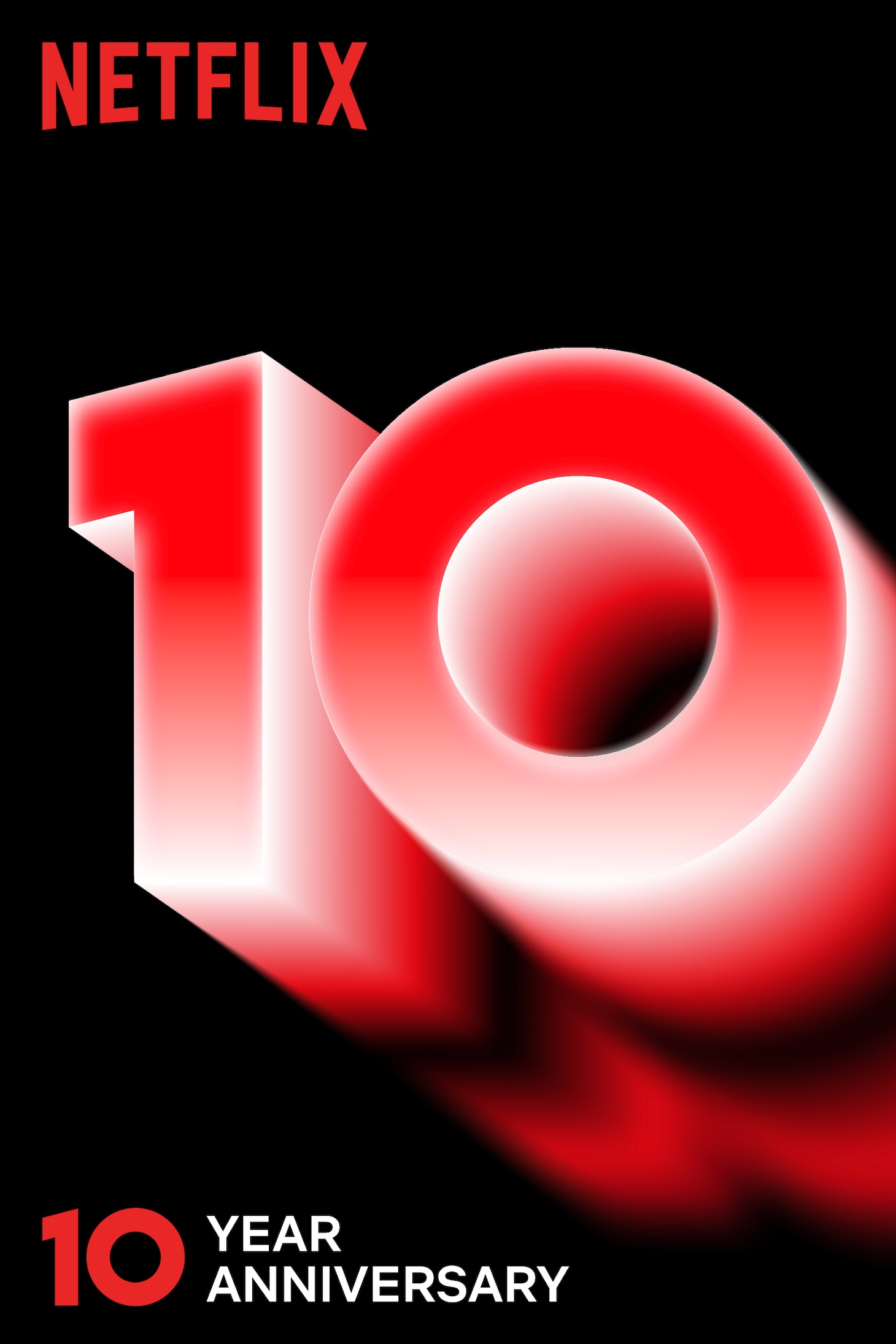 Netflix10周年のバナー