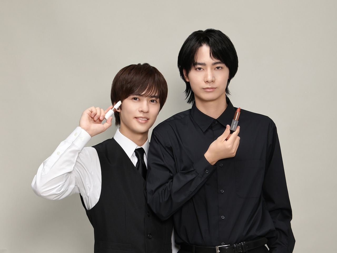 ドラマ「コスメティック・プレイラバー Season2」に出演する奥野壮（左）と豊田裕大（右）