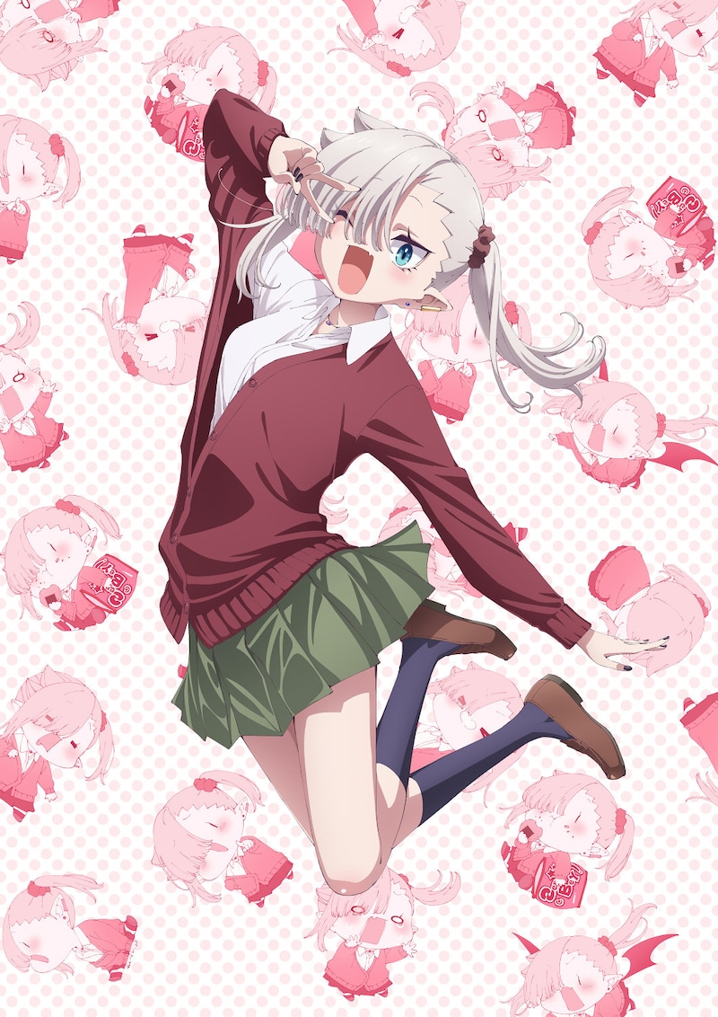 TVアニメ「ちゃんと吸えない吸血鬼ちゃん」ティザービジュアル (c)2025 二式恭介/KADOKAWA/ちゃんと吸えない製作委員会ちゃん