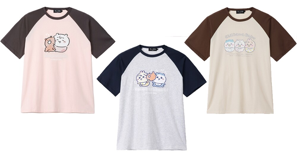 Chiikawa BabyラグランTシャツ」 - 「Chiikawa Baby」おくるみや