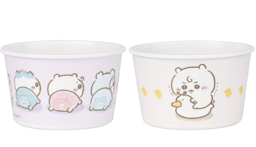 Chiikawa Baby仕切り付きメラミンプレート」 - 「Chiikawa Baby