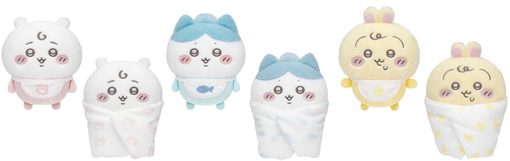 ちいかわ Chiikawa Baby おくるみぬいぐるみ 3点セット ② Chiikawa Babyおくるみぬいぐるみ」 - 「Chiikawa Baby