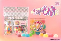 「おジャ魔女どれみ」とPAPABUBBLE（パパブブレ）のコラボ告知ビジュアル