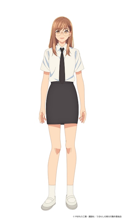 利根のばら（CV：山根綺）。高校1年生で、宵と仲のいい同級生。宵とは中学も同じだった。BLが好きで、これまで男っ気のなかった宵が、最近もう1人の「王子」である市村先輩と急接近したことに興味津々。 (c)やまもり三香・講談社／うるわしの宵の月製作委員会