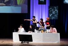 Anthos*のキャスト陣。上段左から濱野大輝、山下誠一郎、堀江瞬、下段左から土岐隼一、増田俊樹、伊東健人、駒田航