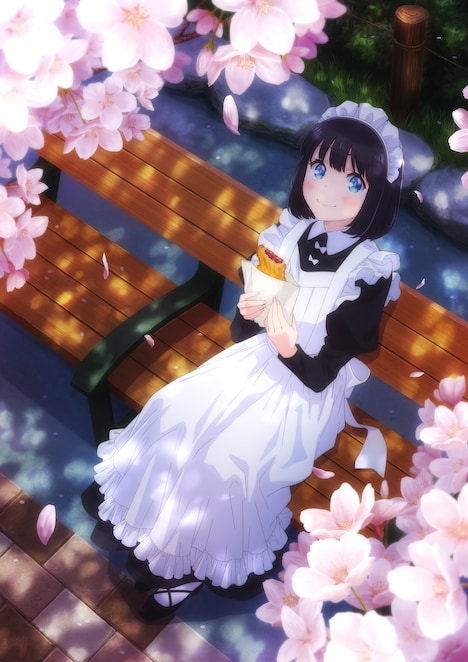 TVアニメ「メイドさんは食べるだけ」ティザービジュアル
