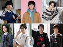 ドラマ「絶対BLになる世界VS絶対BLになりたくない男 ファイナル」キャスト。上段左からゆうたろう演じる綾人、犬飼貴丈演じるモブ、伊藤あさひ演じる菊池。下段左から世古口凌演じる旗野、塩野瑛久演じる東條 、和田颯演じる真山、猪塚健太演じる五十嵐 (c)ABCテレビ