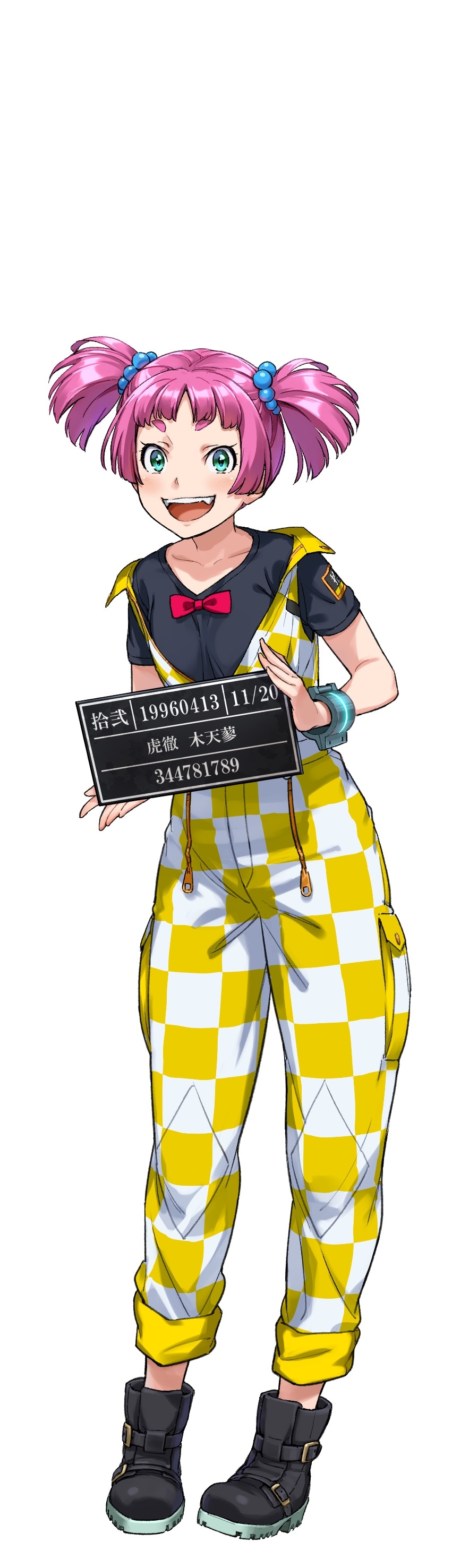 虎徹木天蓼（こてつまたたび）（CV：田中貴子）。囚人番号は19960413、役職は1990年代隊員、なりたい職業はお笑い芸人、刑期は3億4478万1789年