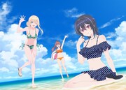 TVアニメ「クラスで2番目に可愛い女の子と友だちになった」ボイスドラマに合わせて公開されたビジュアル