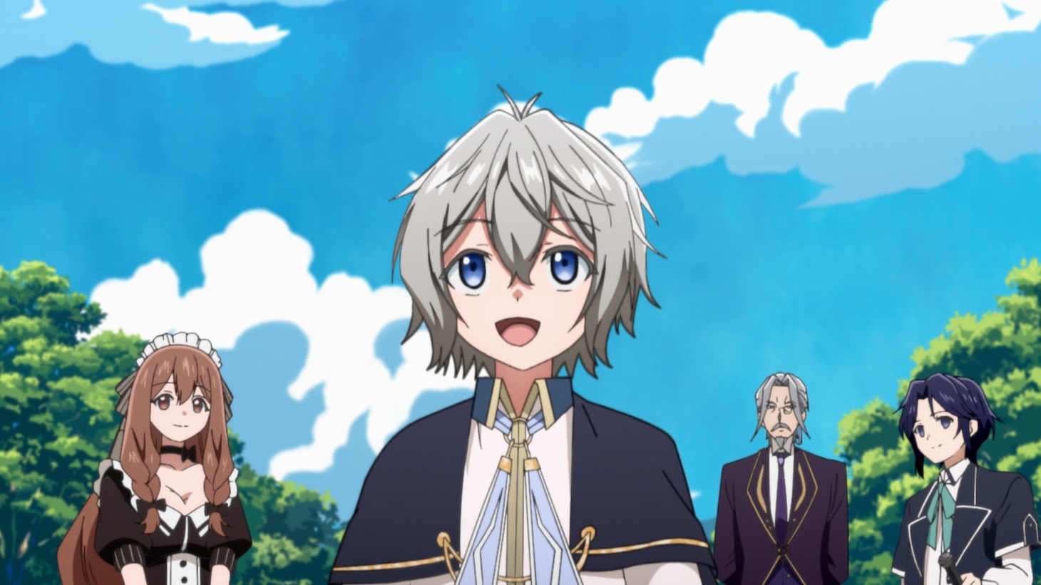 TVアニメ「お気楽領主の楽しい領地防衛～生産系魔術で名もなき村を最強の城塞都市に～」第1弾PVの場面カット