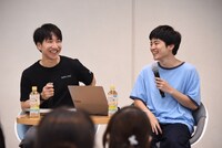 左からマンガワン編集部の小林翔氏、島田稜太氏