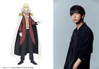 ラヴィスエル（CV：水中雅章）。テンバール王国の王太子殿下。エレンからの通称は「腹黒さん」。王家が精霊と契約できない謎を解き明かそうとし、そのカギがエレンにあると目を付ける。 (c)松浦・keepout／父は英雄、母は精霊、娘の私は転生者。製作委員会