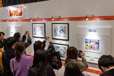 昨年の「ジャンプ原画ワールド」の様子 (c)SHUEISHA Inc. All rights reserved.（撮影：和田篤志・菊地寛子・長谷部英明）