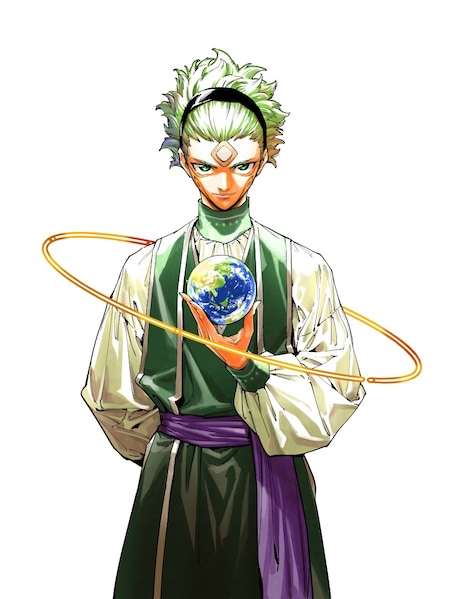 「≡-モジュロ‐」予告カット (c)芥見下々・岩崎優次／集英社