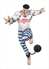 ぷりぷりプリズナー（CV：小野坂昌也） (c)ONE・村田雄介／集英社・ヒーロー協会本部