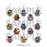 トレーディングホログラムアクリルキーホルダー