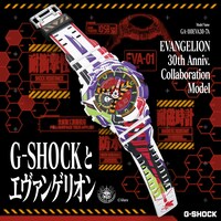 コラボモデル「GA-110EVA30」告知ビジュアル