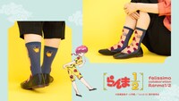 「らんま1/2 チャイナ服を気軽にまとえる 可憐なシースルーソックス〈らんま〉」