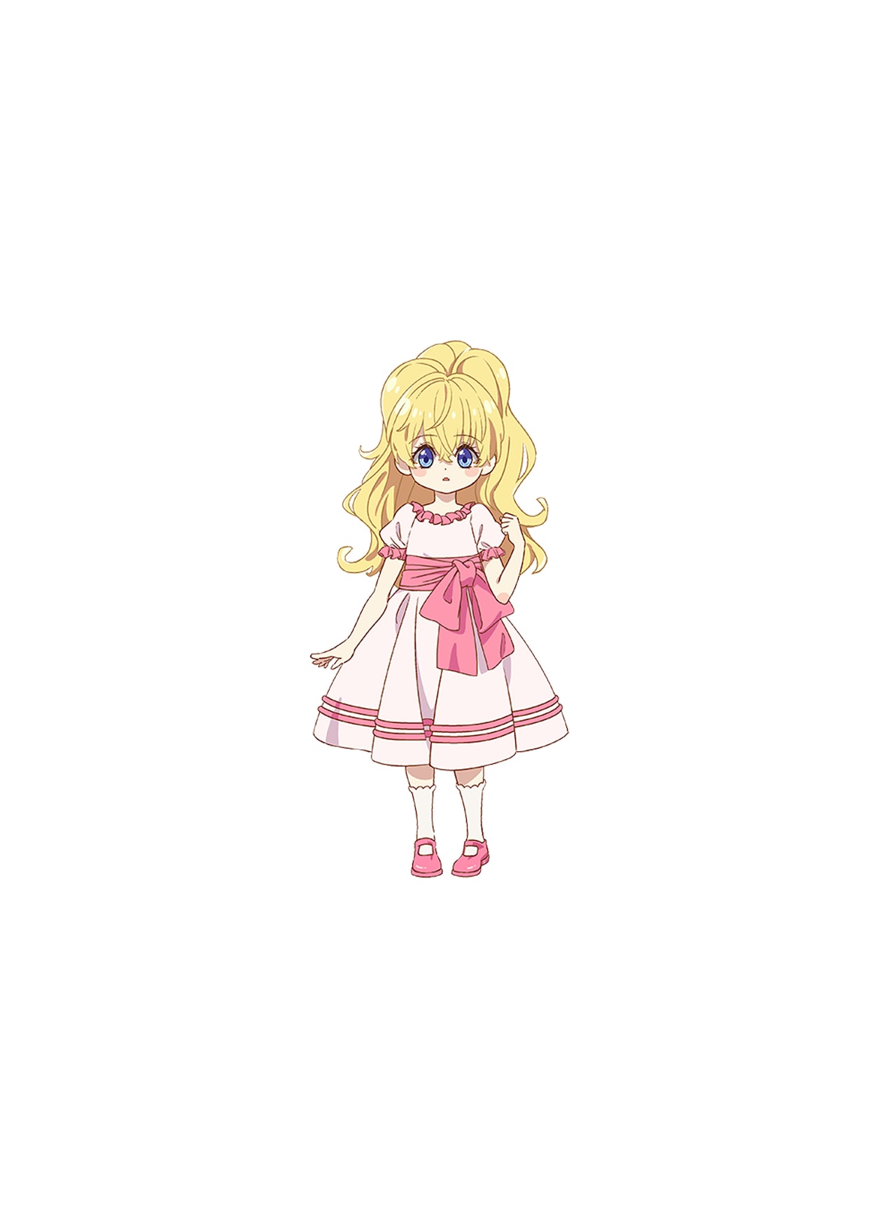 アタナシアの幼少期の設定画 - 「ある日、お姫様になってしまっ