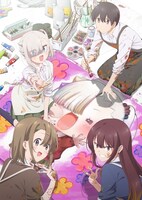 TVアニメ「ちゃんと吸えない吸血鬼ちゃん」キービジュアル、ロゴなし