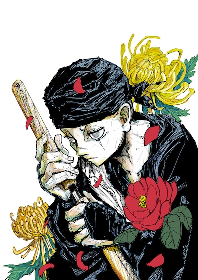 「座頭市物語ノワール」カット (c)那波歩才／小学館