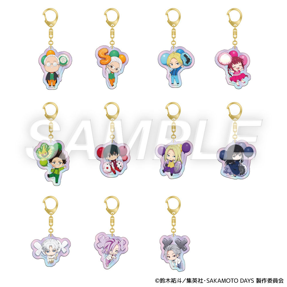 「ランダムミニキャラオーロラアクリルキーホルダー」（11種）
