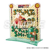 「ダイカットアクリルバッジスタンド：坂本」