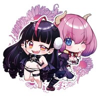 メロンブックスの有償特典として用意されたアクリルキーホルダー