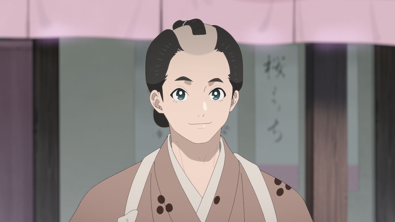 TVアニメ「しゃばけ」本PV第2弾より、栄吉 (c)畠中恵・新潮社