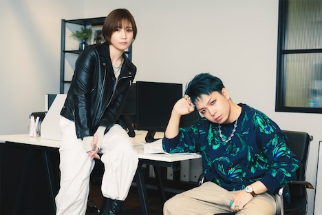 左から杉山里穂、福西勝也