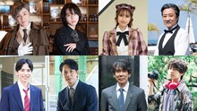 ドラマ「UNREAL-不条理雑貨店-」追加キャスト。上段左から細貝圭、世古口凌、黒崎レイナ、大友康平。下段左から新正俊、石黒英雄、加藤大騎、本島純政