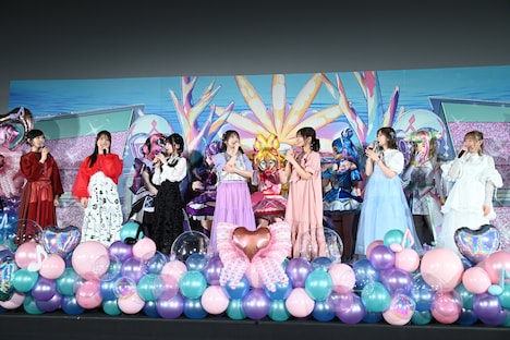 「映画キミとアイドルプリキュア♪ お待たせ！キミに届けるキラッキライブ！」公開記念舞台挨拶の様子