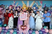 「映画キミとアイドルプリキュア♪ お待たせ！キミに届けるキラッキライブ！」公開記念舞台挨拶の様子