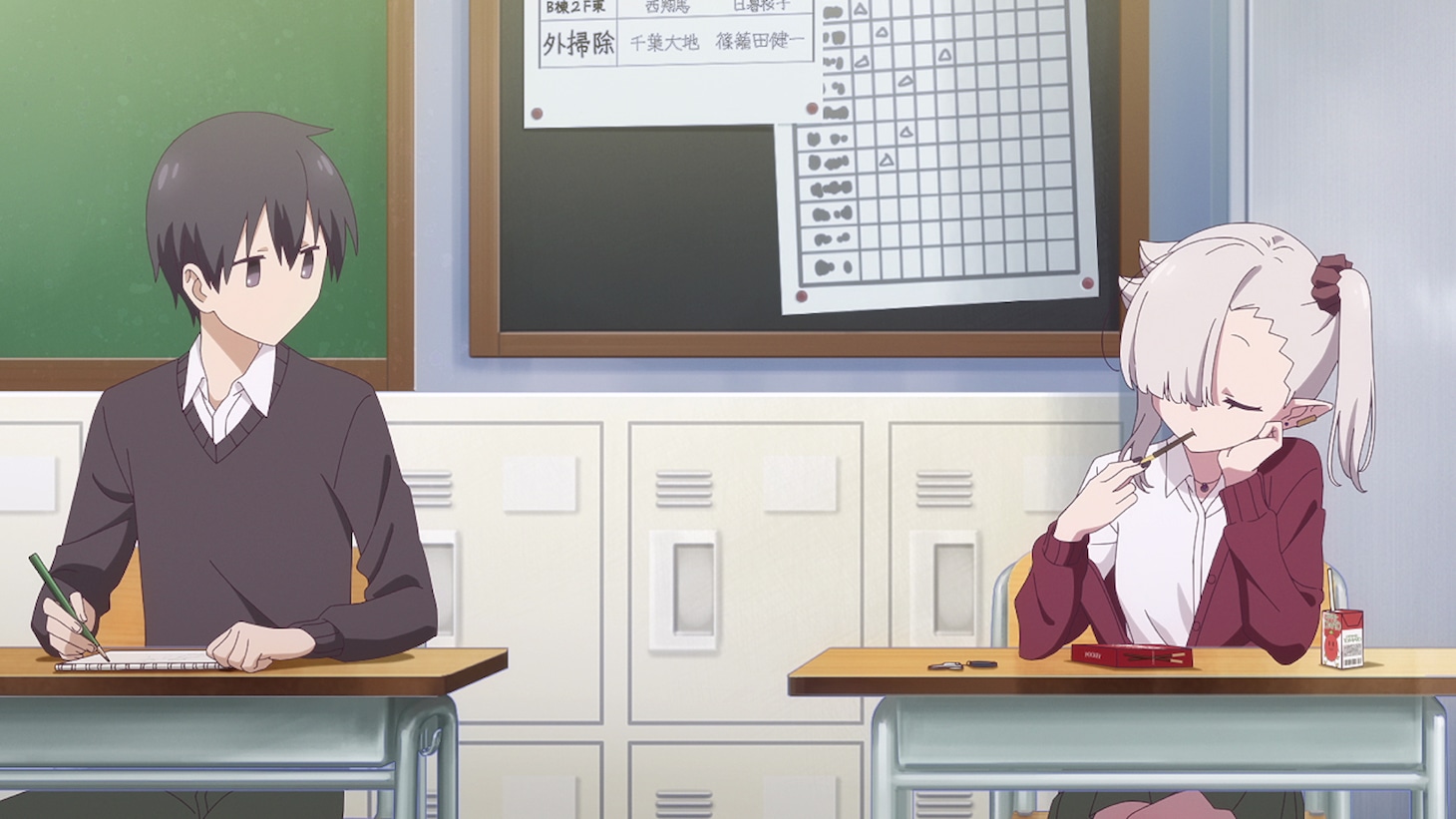 TVアニメ「ちゃんと吸えない吸血鬼ちゃん」第1話より