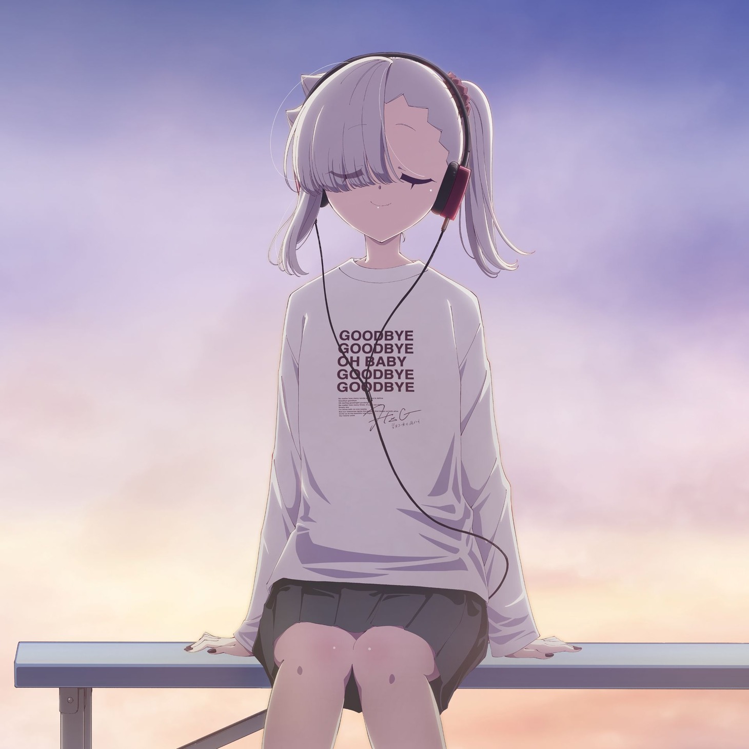 「青春のシルエット / 線香花火」のジャケットイラスト