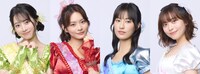 左から秋澤美月扮する瑠奈、永瀬莉子扮する天瀬愛衣那、恒松祐里扮する片桐澪、上原あまね扮するエマ