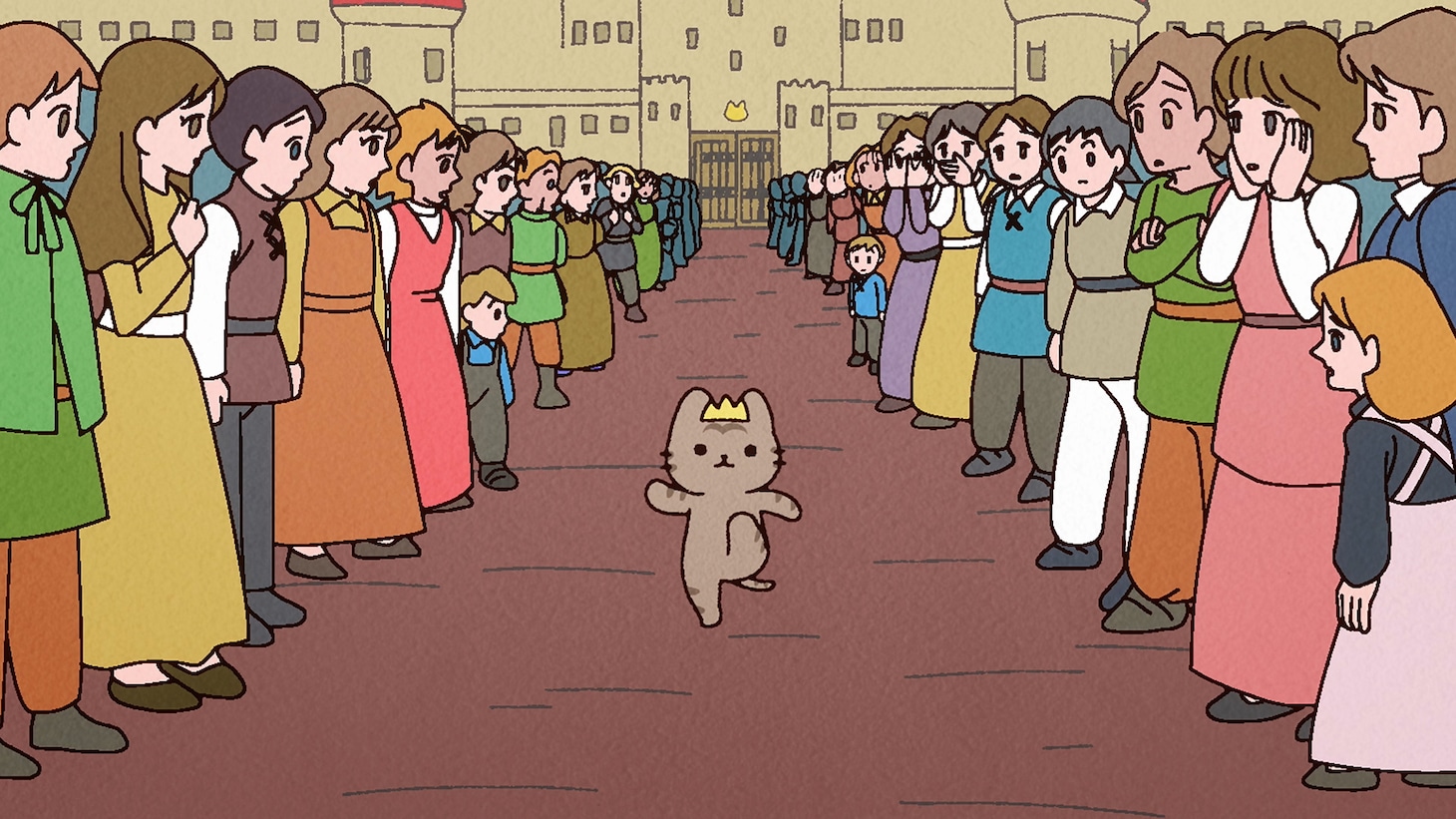 Webアニメ「うごく！ねこむかしばなし」PV第2弾より
